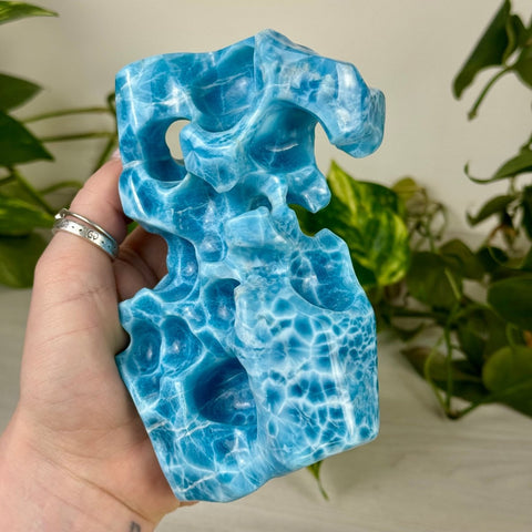Larimar Free Form - A 8 - Kenna's Crystals from TikTok