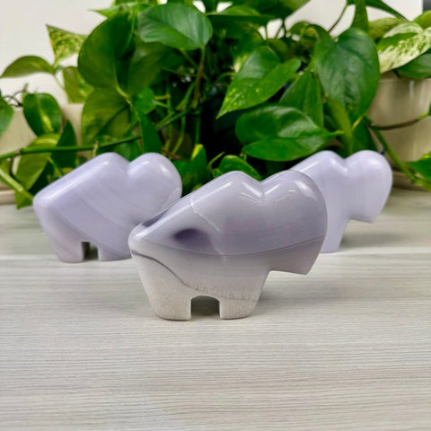 Lavender Fluorite Bison Large 2 - Kenna's Crystals from TikTok