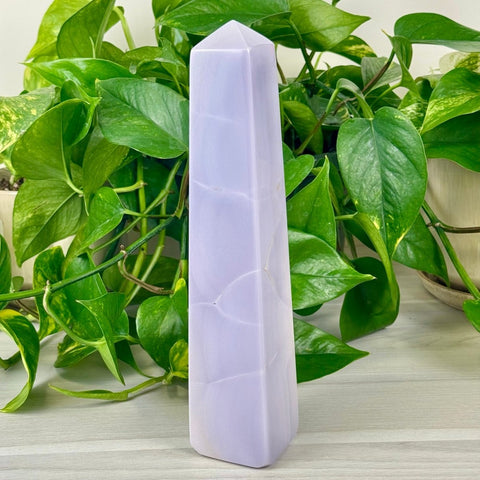 Lavender Fluorite Obelisk 222 2 - Kenna's Crystals from TikTok