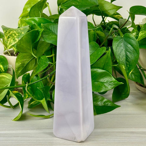 Lavender Fluorite Obelisk 315 4 - Kenna's Crystals from TikTok