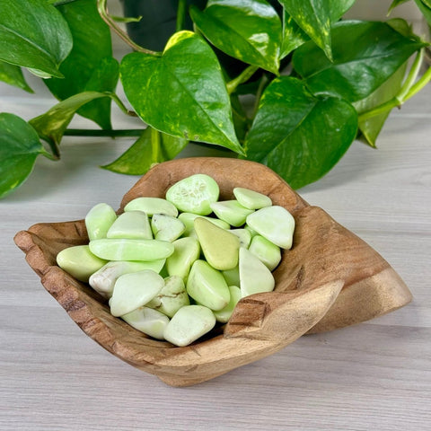 Lemon Chrysoprase Tumble 1 - Kenna's Crystals from TikTok