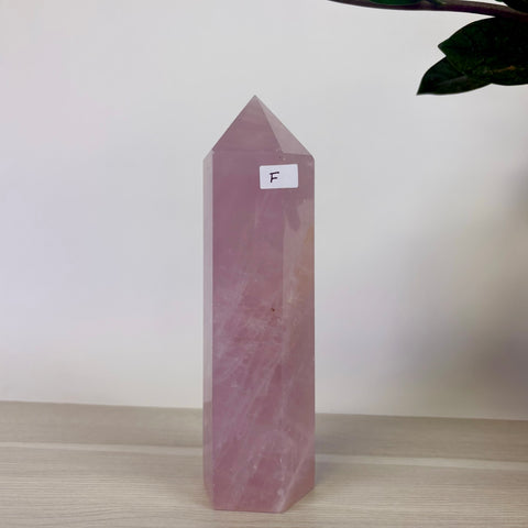 Lilac Rose Quartz Tower