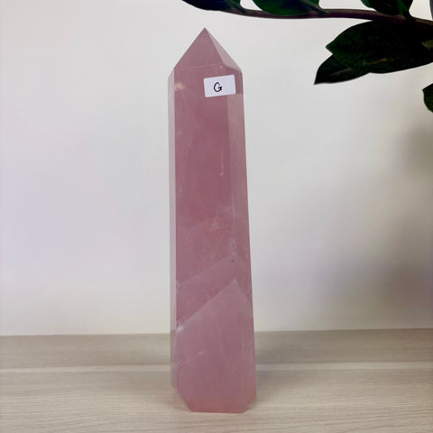 Lilac Rose Quartz Tower