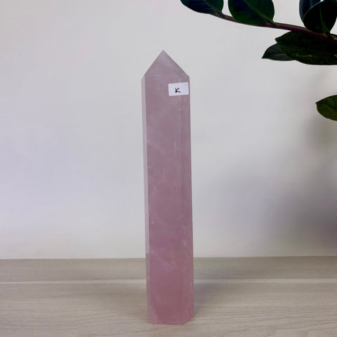 Lilac Rose Quartz Tower