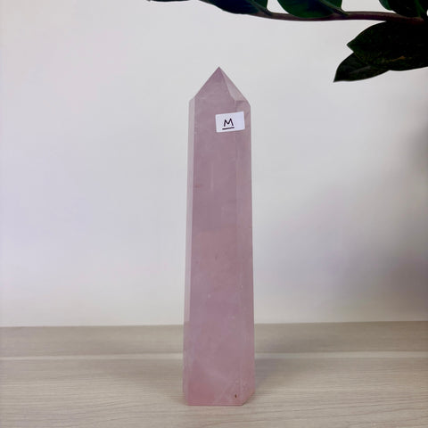 Lilac Rose Quartz Tower