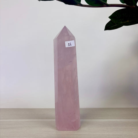 Lilac Rose Quartz Tower
