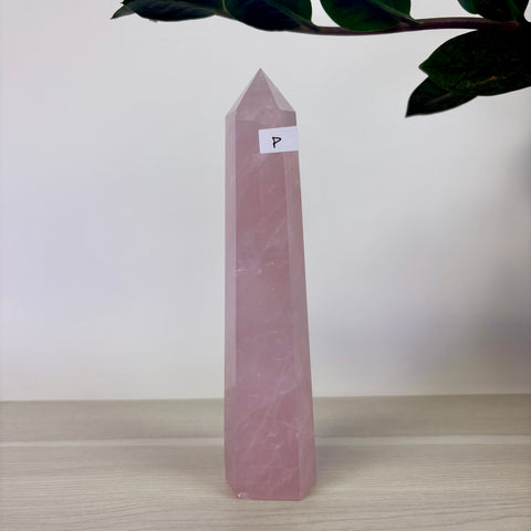 Lilac Rose Quartz Tower