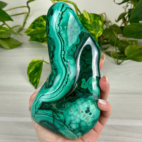 Malachite Free Form 549 1 - Kenna's Crystals from TikTok