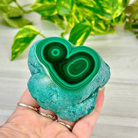 Malachite Slice 144 5 - Kenna's Crystals from TikTok