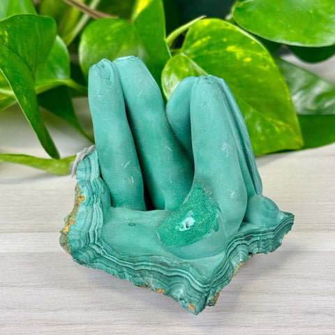 Malachite Stalactite 375 1 - Kenna's Crystals from TikTok