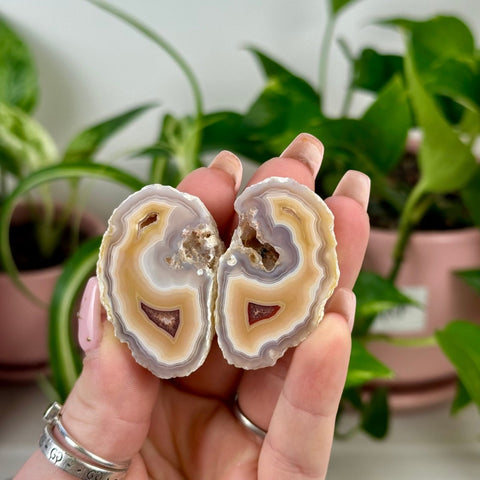 Mexican Agate Pair B 1 - Kenna's Crystals from TikTok