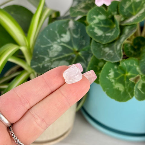 Mini AAA Moonstone Bunny - Crystal Carving 33 2 - Kenna's Crystals from TikTok