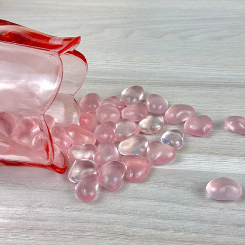 Mini AAA Mozambique Rose Quartz Love Heart 25 2 - Kenna's Crystals from TikTok