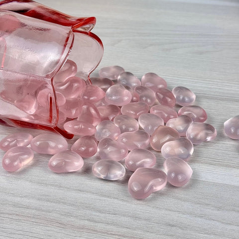 Mini AAA Mozambique Rose Quartz Love Heart 33 3 - Kenna's Crystals from TikTok