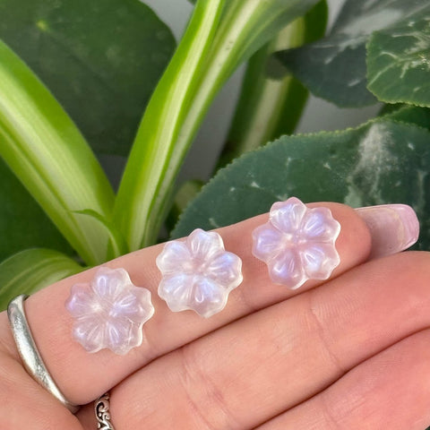 Mini AAA Rainbow Moonstone Sakura 1 - Kenna's Crystals from TikTok