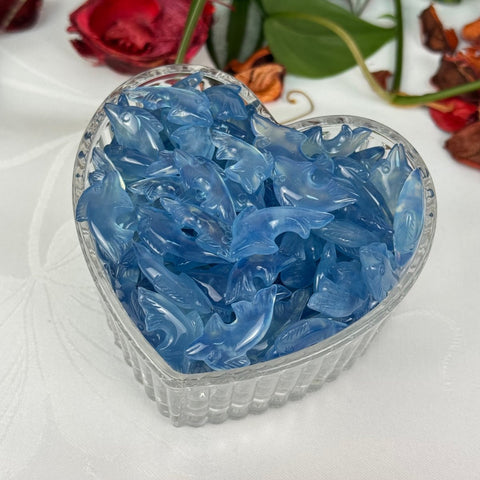 Mini Aquamarine Sea Creature 22 3 - Kenna's Crystals from TikTok