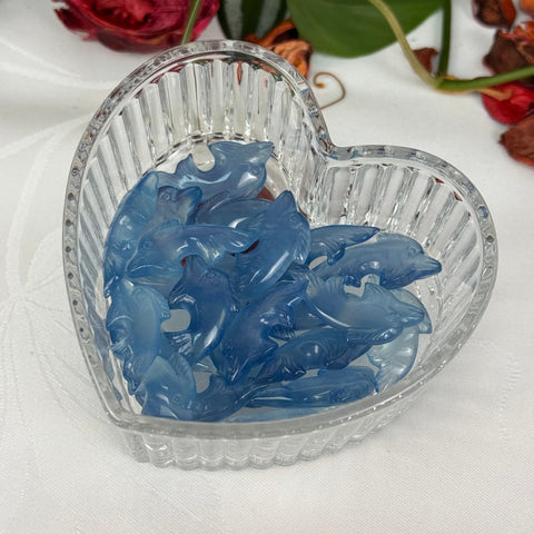 Mini Aquamarine Sea Creature 33 4 - Kenna's Crystals from TikTok