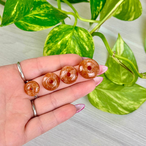 Mini Gold Sunstone Donut 11 1 - Kenna's Crystals from TikTok