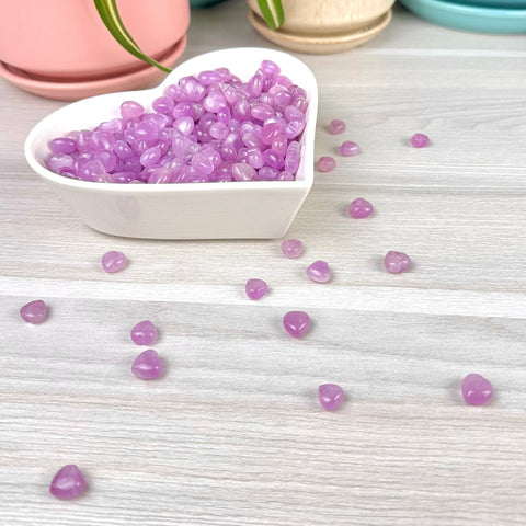 Mini Kunzite Love Heart 2 - Kenna's Crystals from TikTok