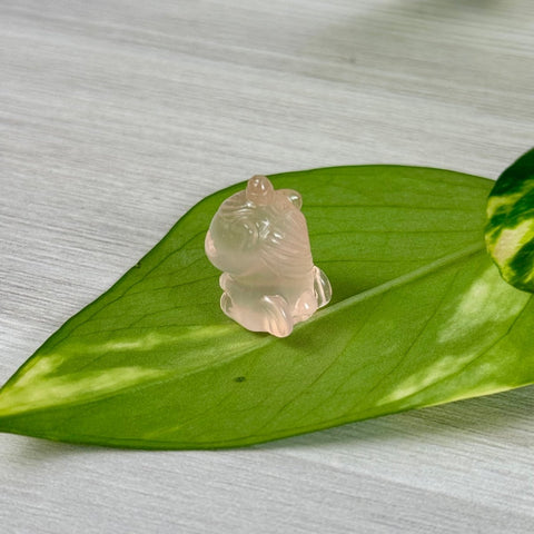 Mini Rose Quartz Unicorn 2 - Kenna's Crystals from TikTok