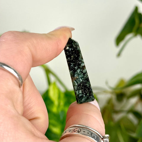 Mini Seraphinite Tower 111 7 - Kenna's Crystals from TikTok