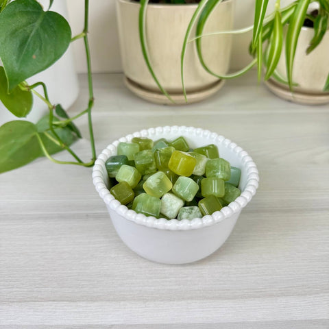 Mini Xiu Jade Cube 1 - Kenna's Crystals from TikTok