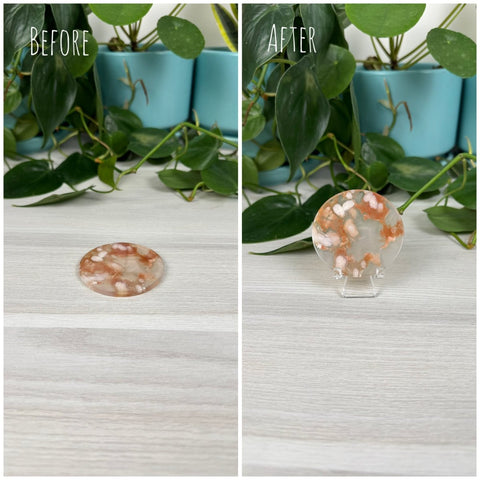 Minimalist Acrylic Stand Small 4 - Kenna's Crystals from TikTok