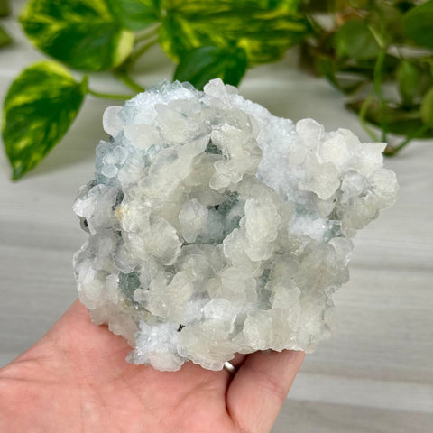 Minty Green Fluorite with Pink Calcite 170 9 - Kenna's Crystals from TikTok