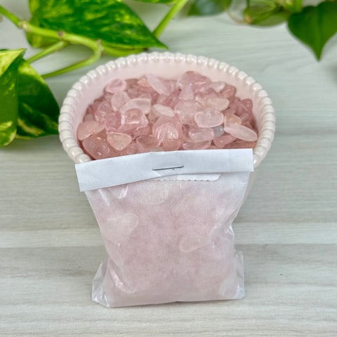 Morganite Chips (100g) 2 - Kenna's Crystals from TikTok