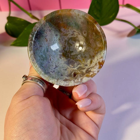 Moss Agate Bowl A2 54 - Kenna's Crystals from TikTok