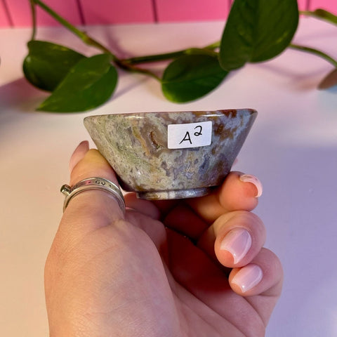 Moss Agate Bowl A2 53 - Kenna's Crystals from TikTok