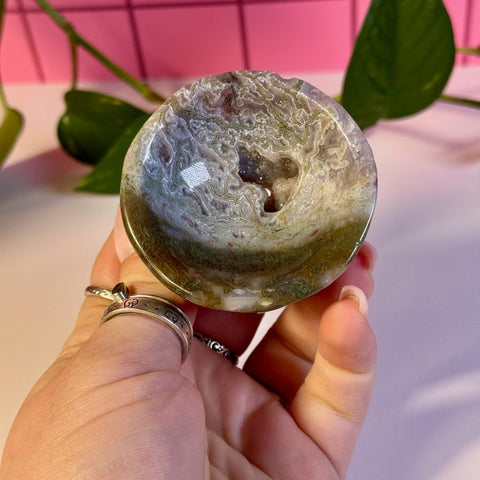 Moss Agate Bowl C2 58 - Kenna's Crystals from TikTok