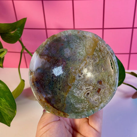 Moss Agate Bowl D 8 - Kenna's Crystals from TikTok