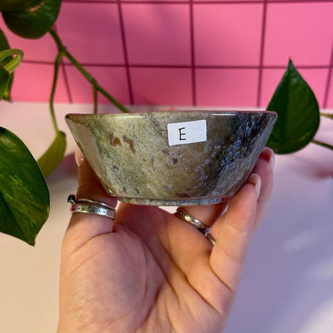 Moss Agate Bowl E 9 - Kenna's Crystals from TikTok