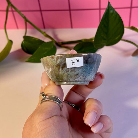 Moss Agate Bowl E2 61 - Kenna's Crystals from TikTok