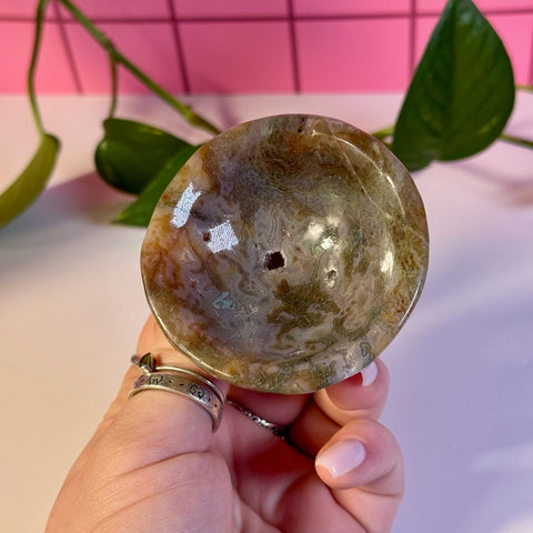 Moss Agate Bowl F2 64 - Kenna's Crystals from TikTok