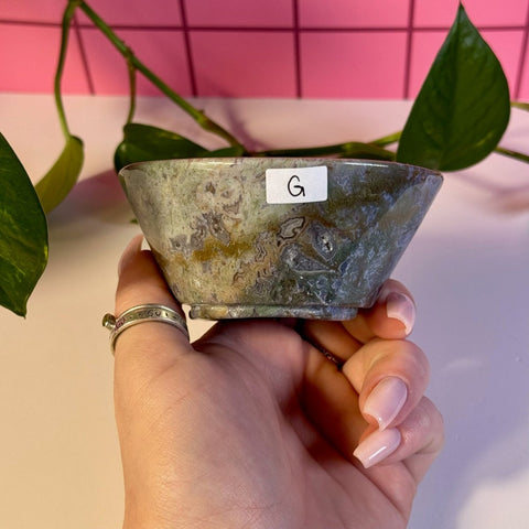 Moss Agate Bowl G 13 - Kenna's Crystals from TikTok