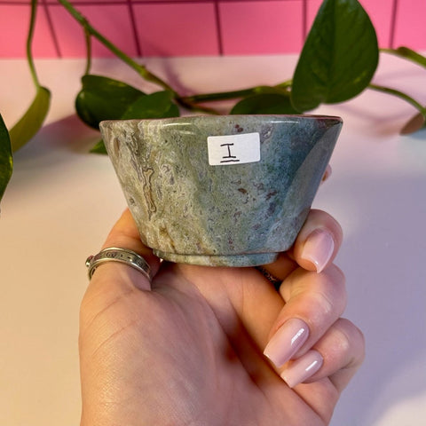 Moss Agate Bowl I 17 - Kenna's Crystals from TikTok