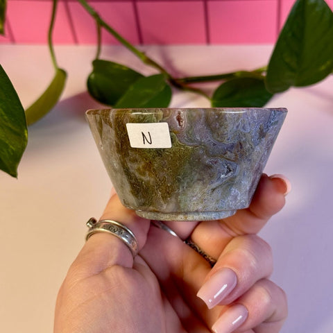 Moss Agate Bowl N 27 - Kenna's Crystals from TikTok