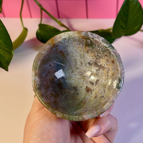 Moss Agate Bowl N 28 - Kenna's Crystals from TikTok