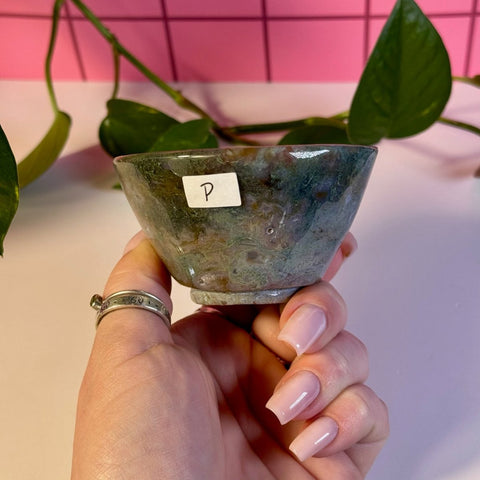 Moss Agate Bowl P 31 - Kenna's Crystals from TikTok