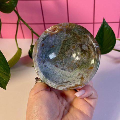 Moss Agate Bowl R 36 - Kenna's Crystals from TikTok