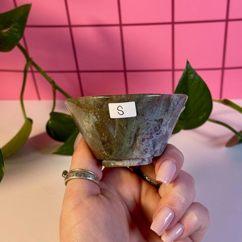 Moss Agate Bowl S 37 - Kenna's Crystals from TikTok