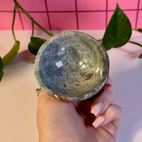Moss Agate Bowl T 40 - Kenna's Crystals from TikTok