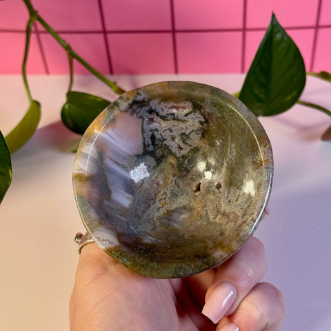 Moss Agate Bowl U 42 - Kenna's Crystals from TikTok