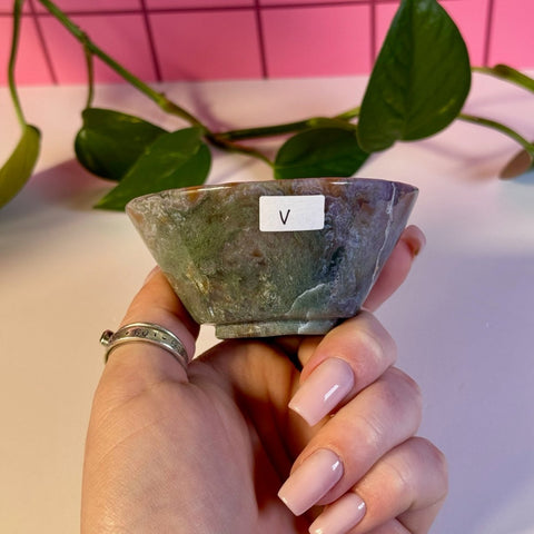 Moss Agate Bowl V 43 - Kenna's Crystals from TikTok