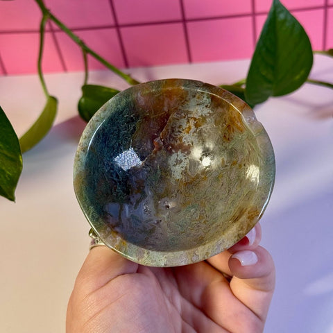 Moss Agate Bowl X 48 - Kenna's Crystals from TikTok