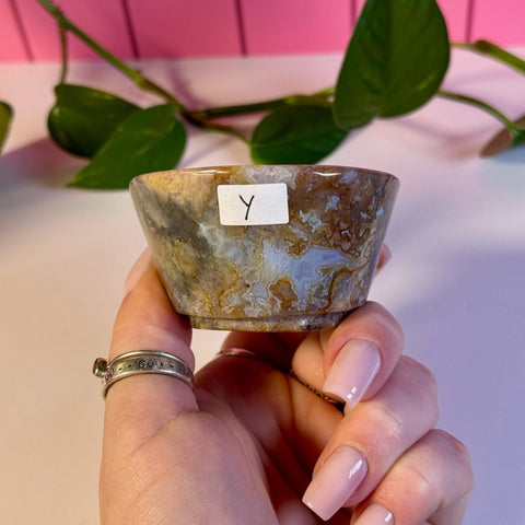 Moss Agate Bowl Y 49 - Kenna's Crystals from TikTok