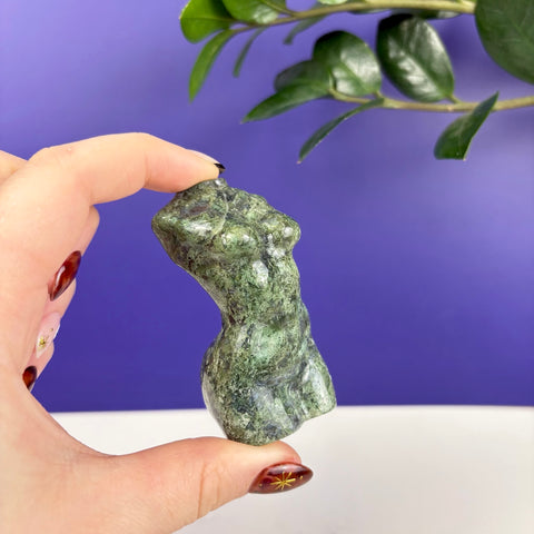 Moss Agate Goddess - Kenna's Crystals