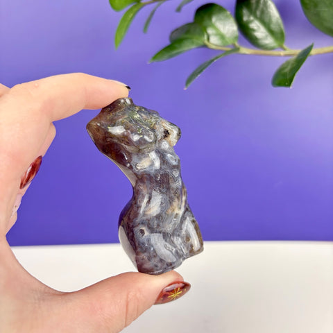 Moss Agate Goddess - Kenna's Crystals